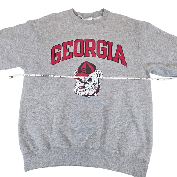 CHAMPION Georgia Bulldogs Crewneck Sweatshirt | M | UGA College Sportswear - Picture 6 of 15